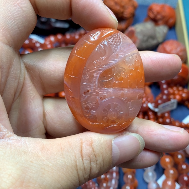 南红玛瑙吊坠(不含链)未镶嵌