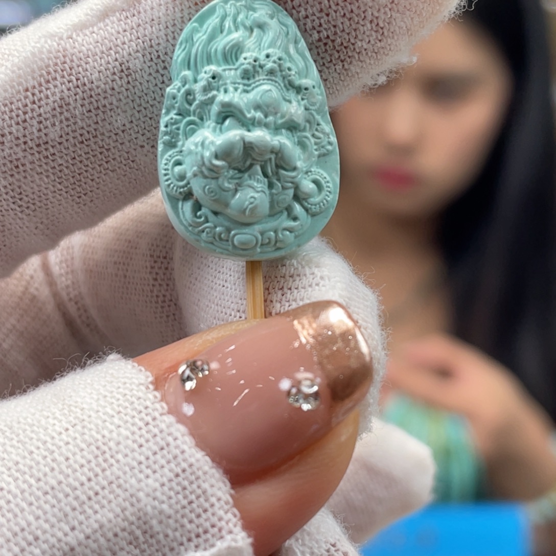 未镶嵌绿松石挂件