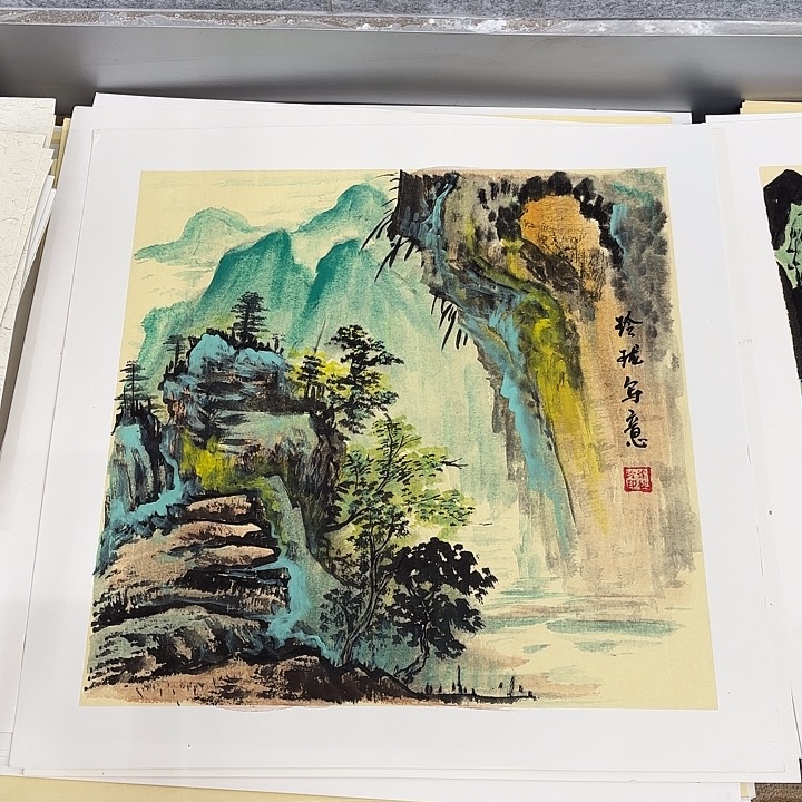 国画花鸟的翅膀是一50.50