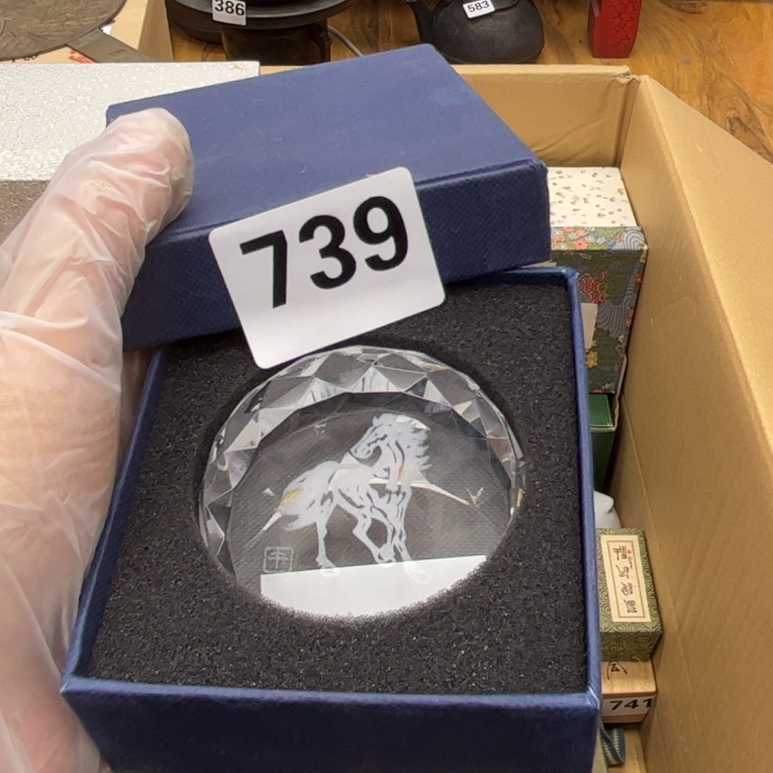 瓷片摆件工艺品摆件666 