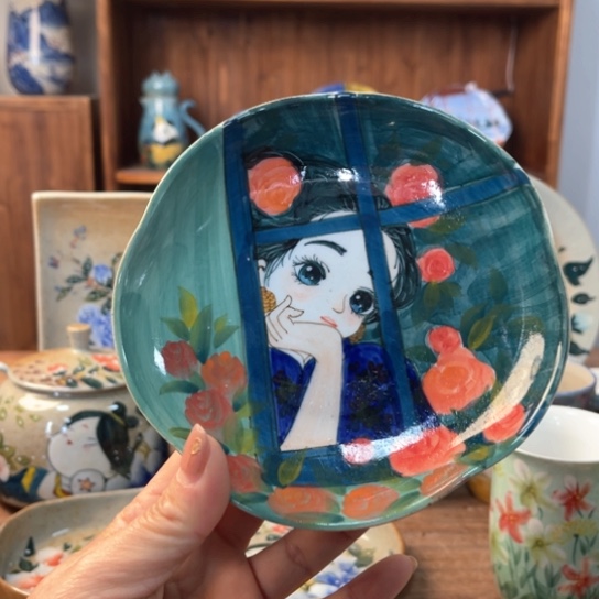 炉景德镇釉下手绘陶瓷 