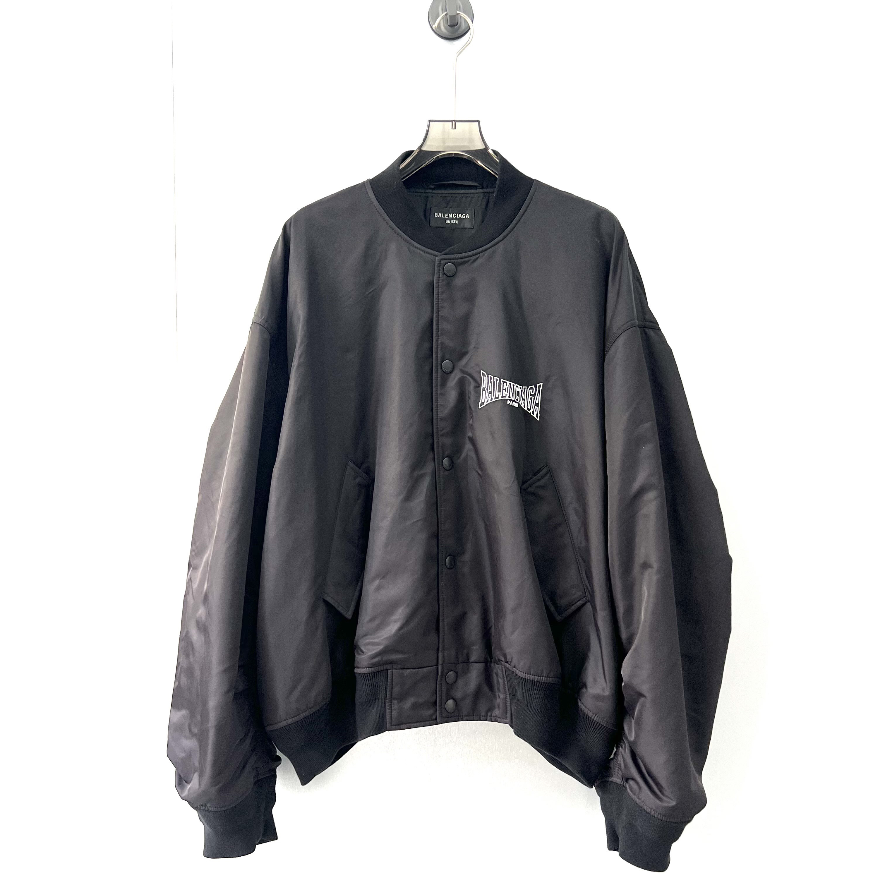 未使用 Balenciaga/巴黎世家 刺绣字母印花棒球服/L码（北京）