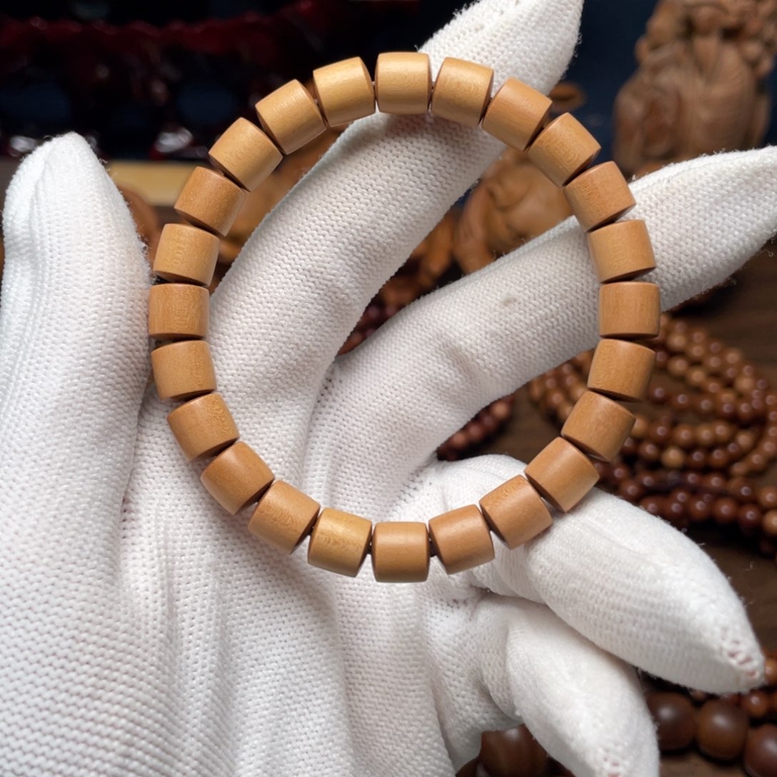 檀香木手串/手链老山檀直切单圈