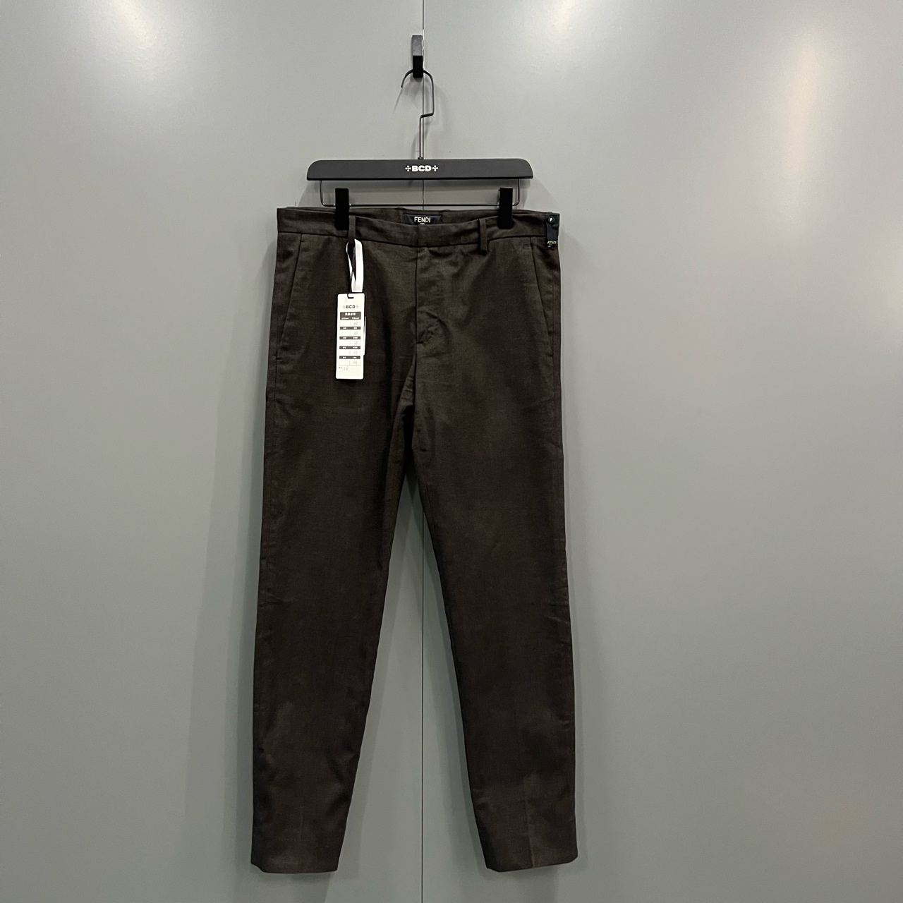 99新 FENDI/芬迪 (ll) 棕色长裤 48码 bc014409