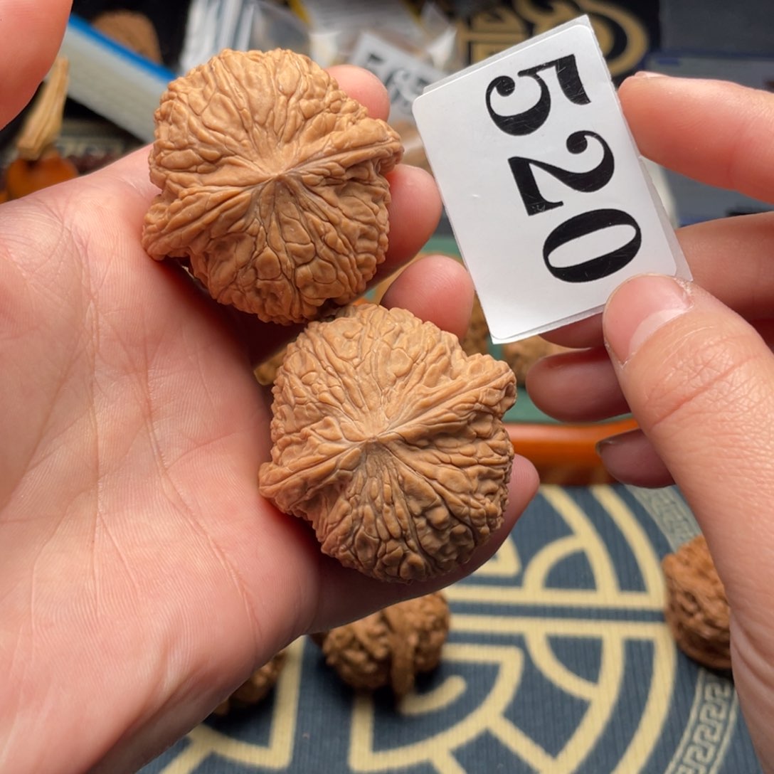 桃核把件B***蓝42全品泥鳅背520号～