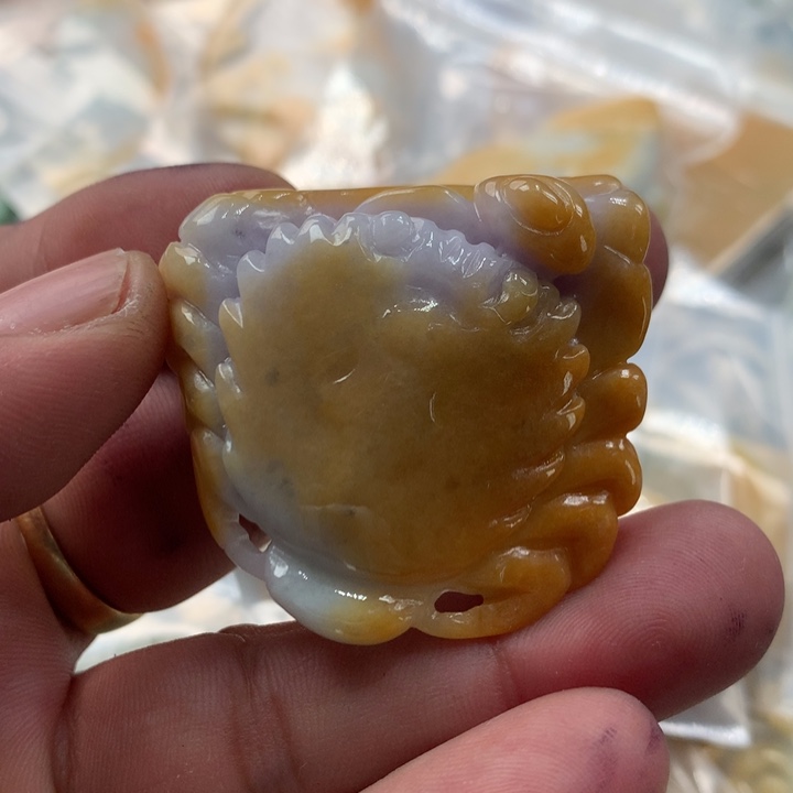 翡翠未镶嵌颈饰保真天然a货翡翠