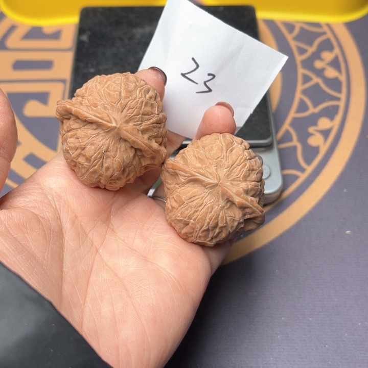 文玩核桃把件41南瓜墩