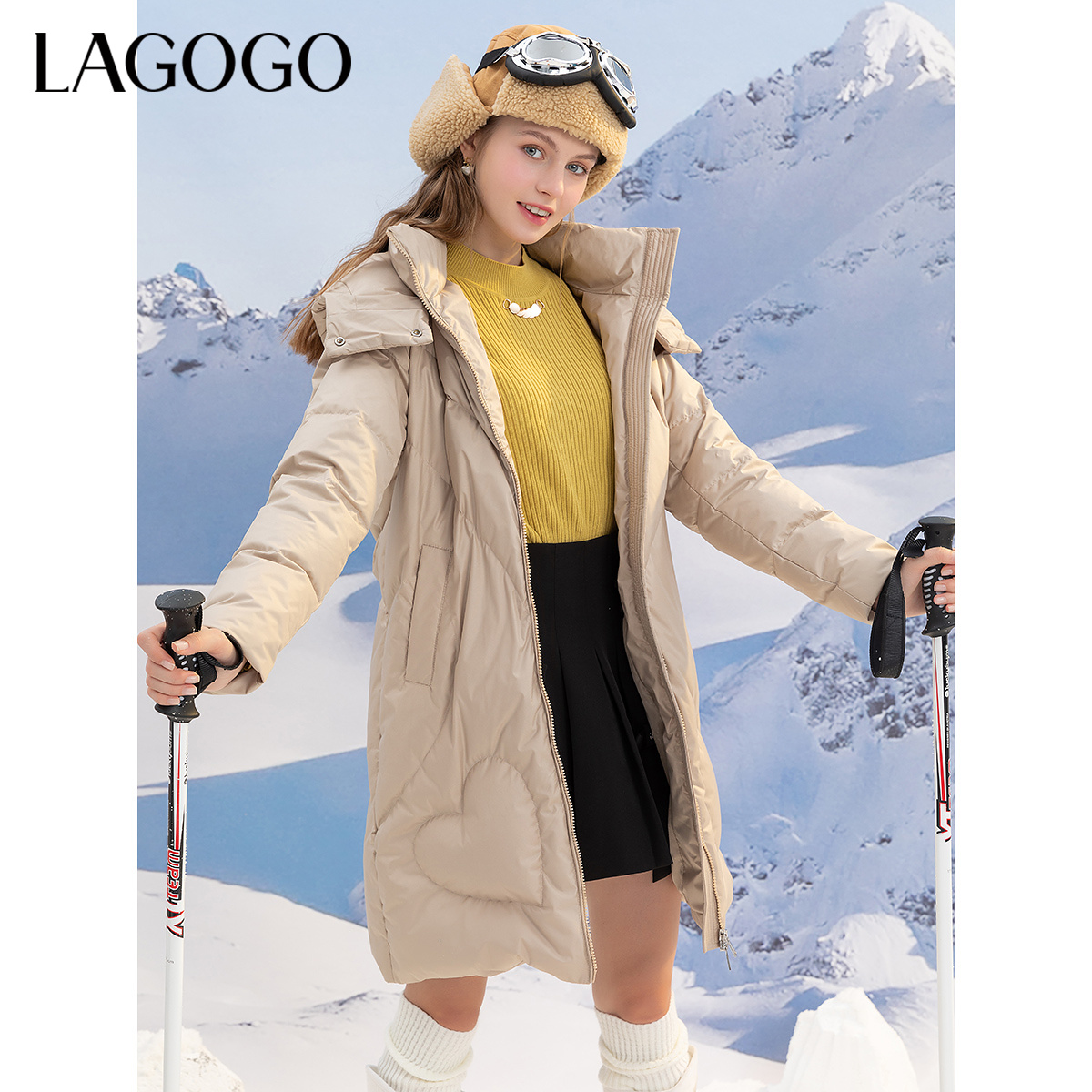 LAGOGO拉谷谷专柜同款时尚百搭上班族通勤风女装高级感