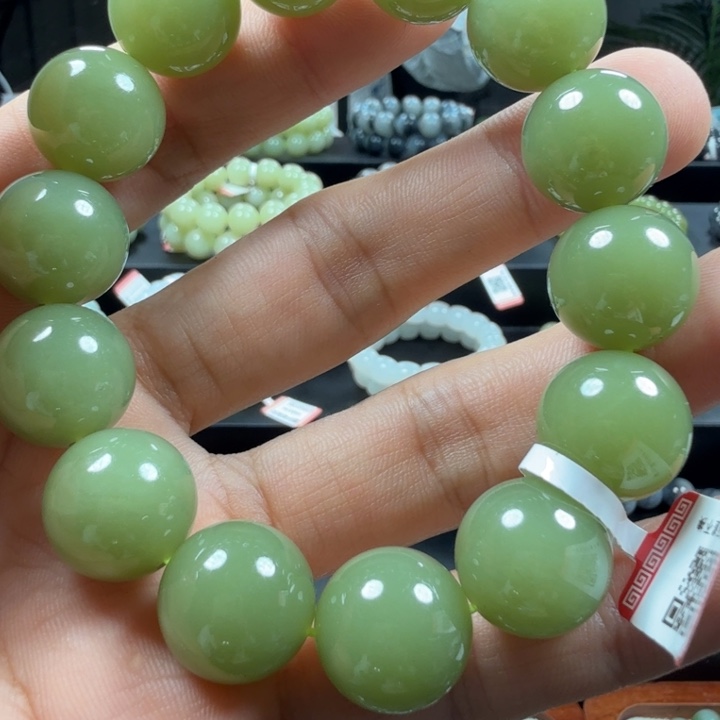 和田玉未镶嵌手链