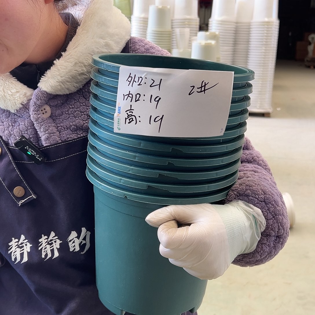瑕疵加仑盆2#墨绿10