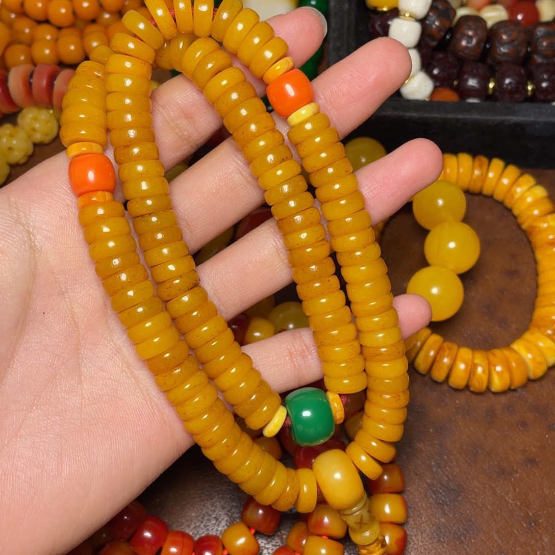 藏传文玩长串念珠