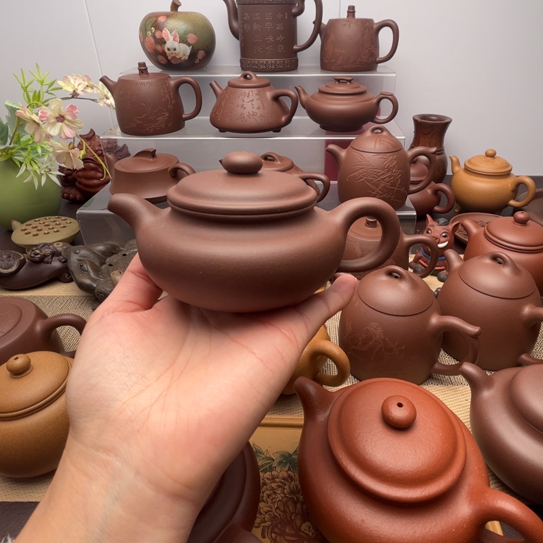 紫砂茶壶底槽清小仿古