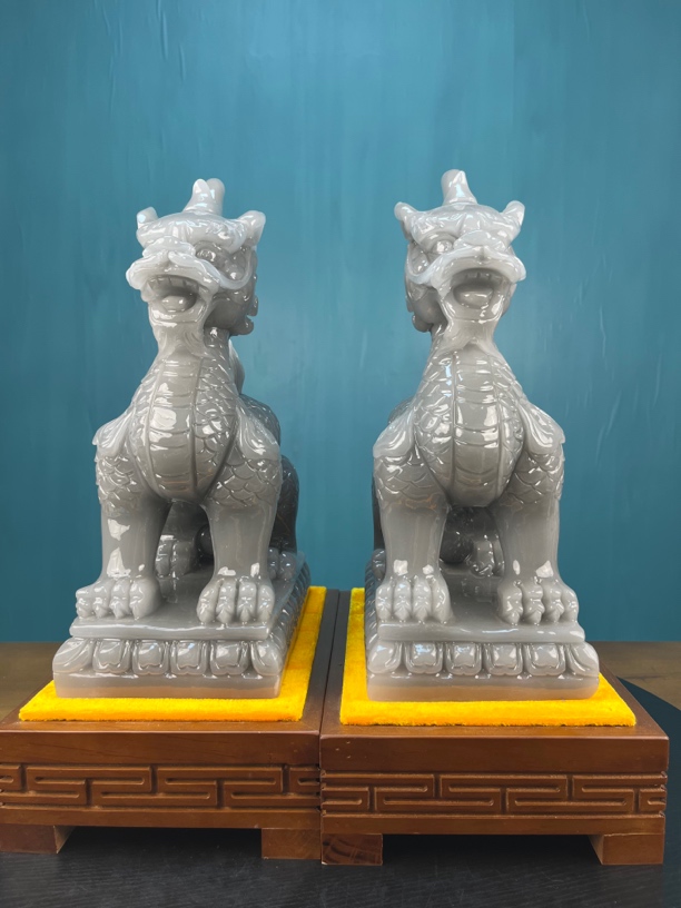 麒麟家居摆件，玄关，电视柜，大号博古架，书桌，茶桌，办公桌摆件