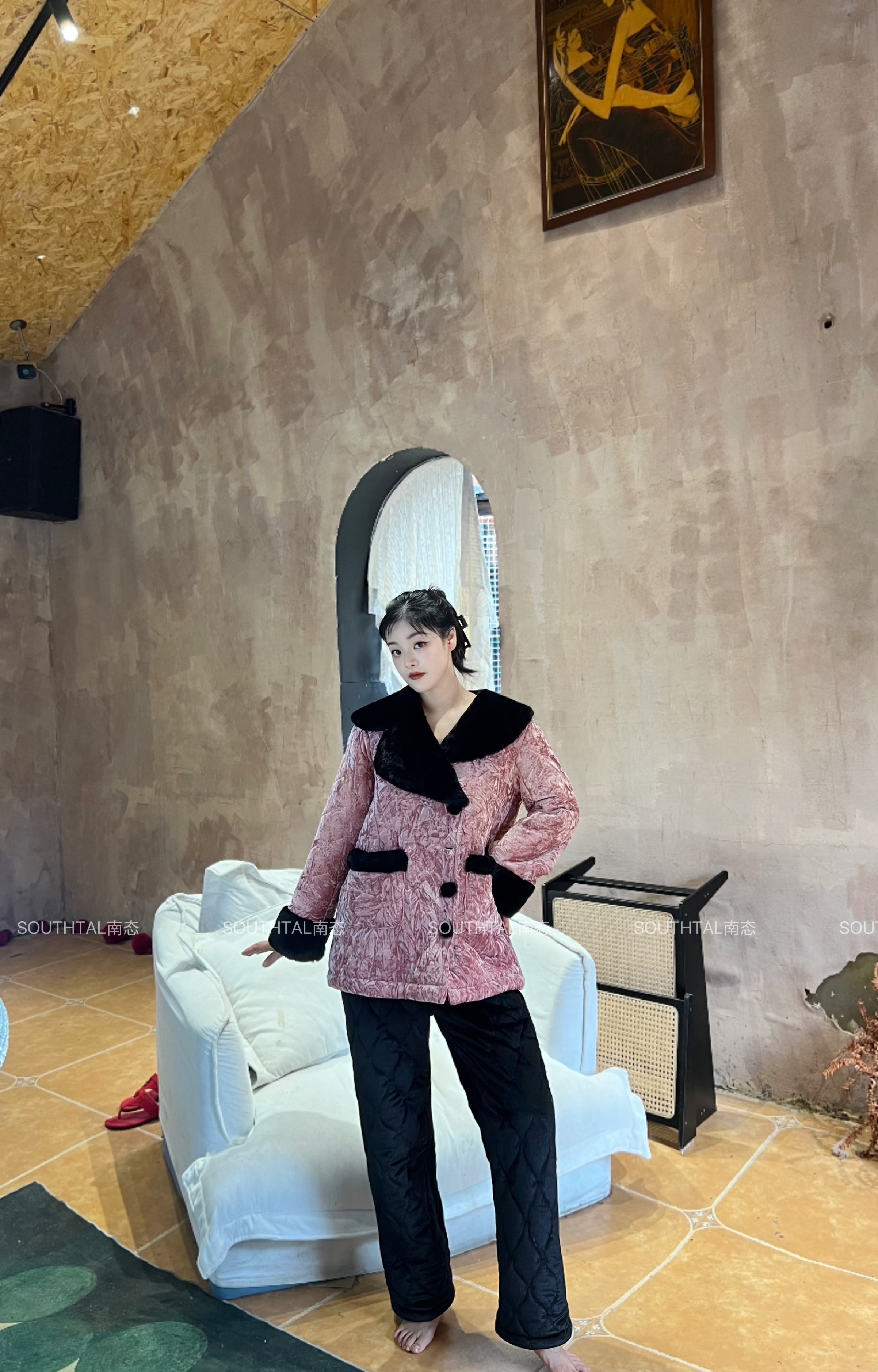 南态，慕年，原创家居服套装，可外穿