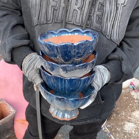 红陶口15高10瑕疵