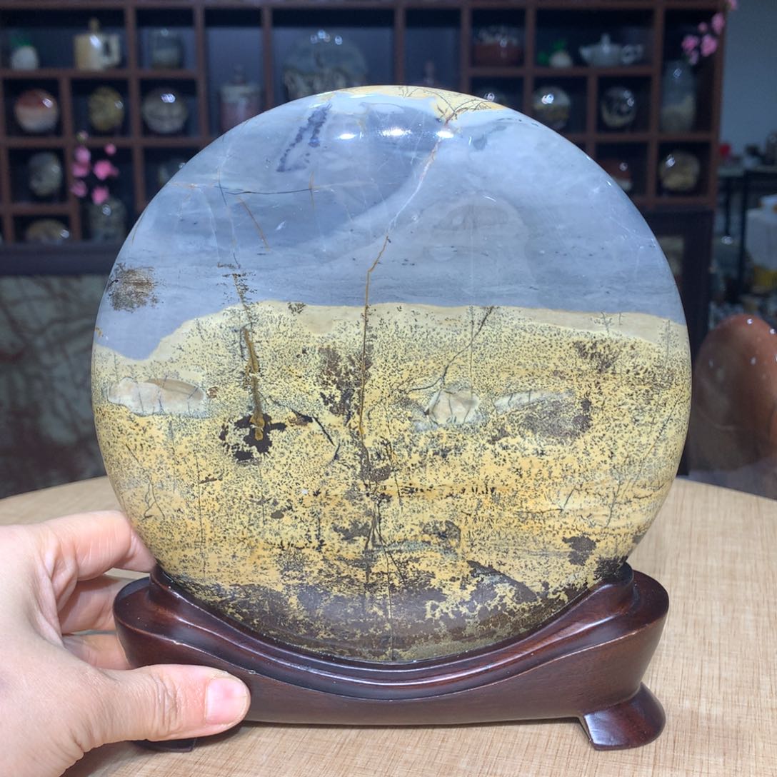 紫砂，广西国画石摆件，收藏观赏