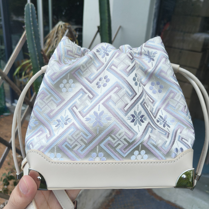 【广西非遗壮锦】万吉纹福袋包时尚百搭俏皮民族风情人节礼物现货