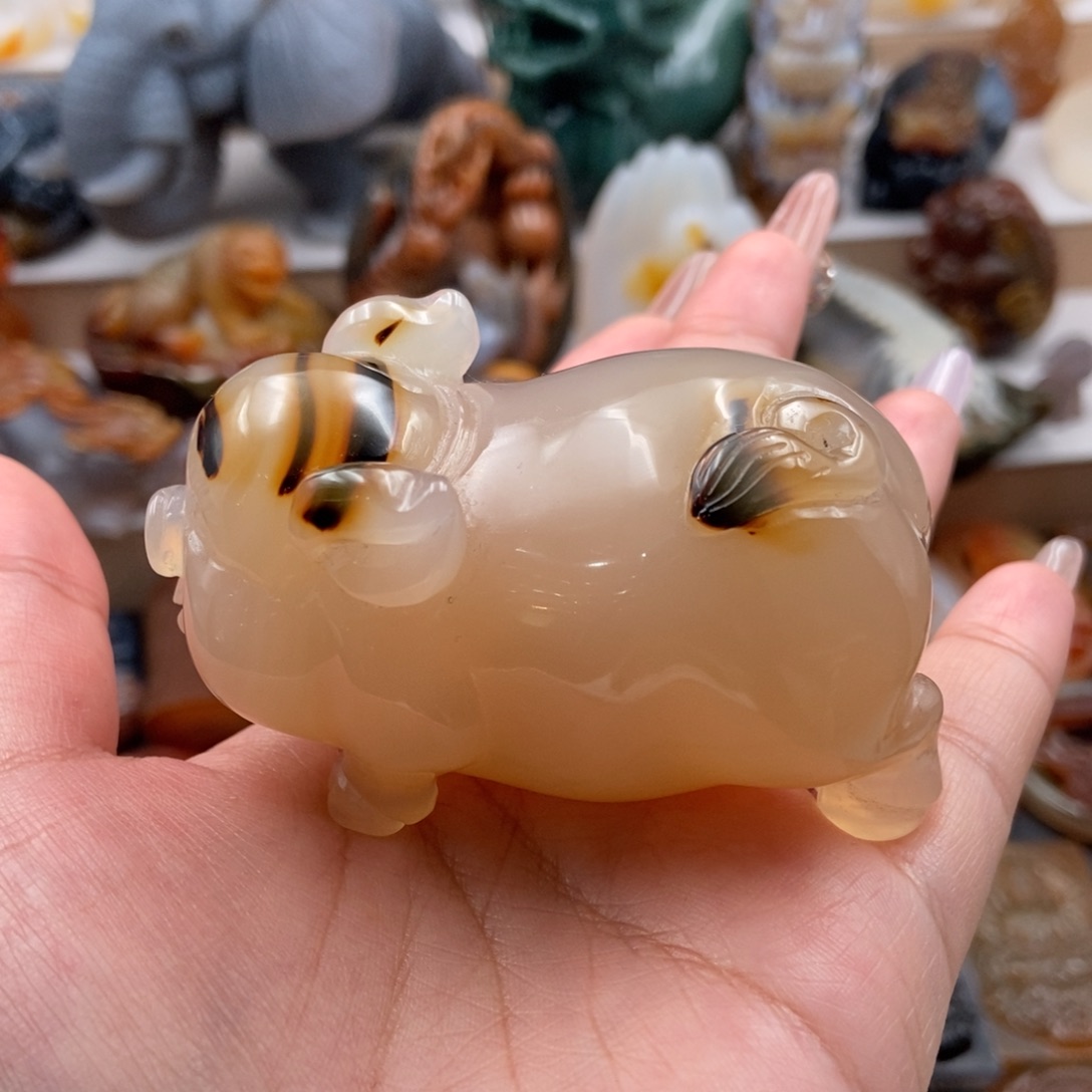 玛瑙/玉髓颈饰合金