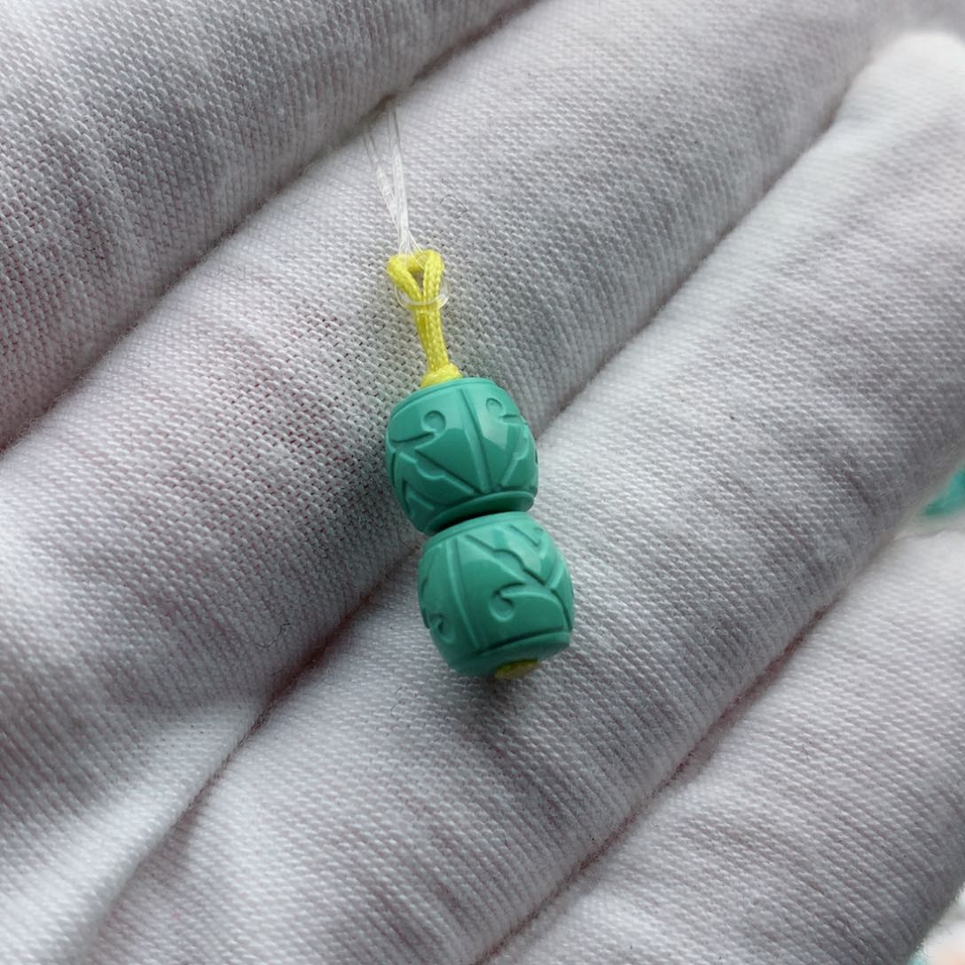 绿松石珠宝奇石未镶嵌重：1.46克