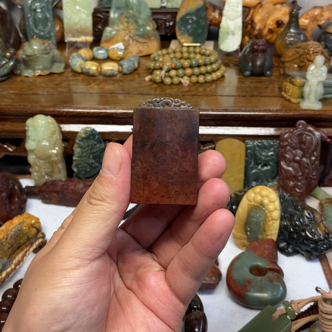 岫岩河磨玉（透闪石质玉）未镶嵌挂件孤****y