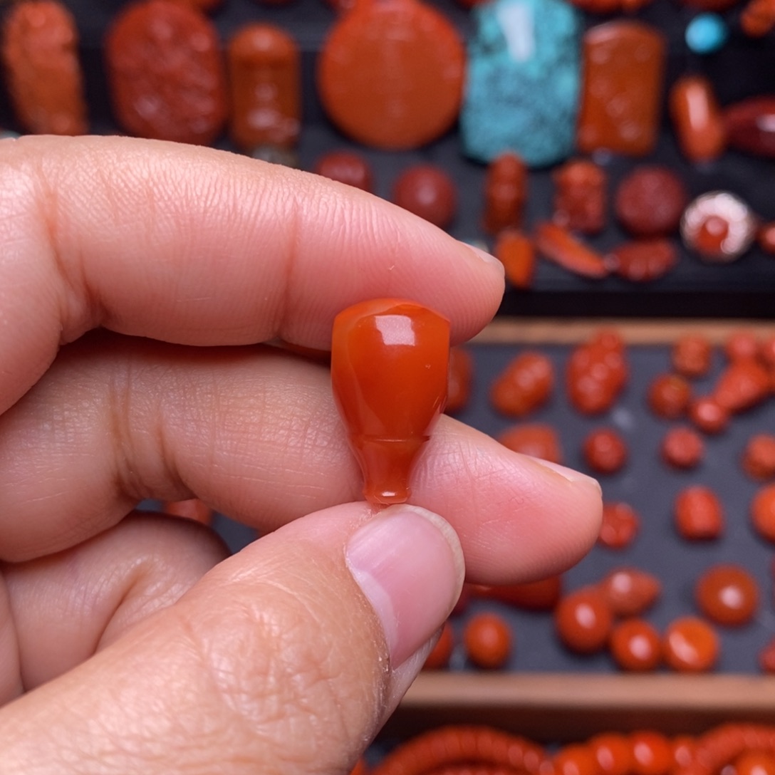 南红玛瑙配饰未镶嵌徒****刀配饰