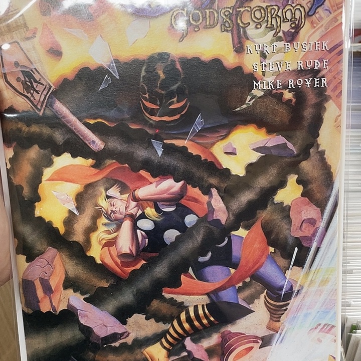 漫威雷神第二期主封黑雾封面