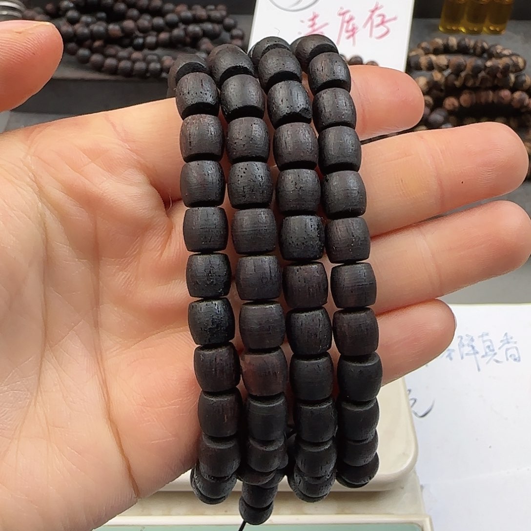 降真香手串/手链0.8×108直切糖结软油