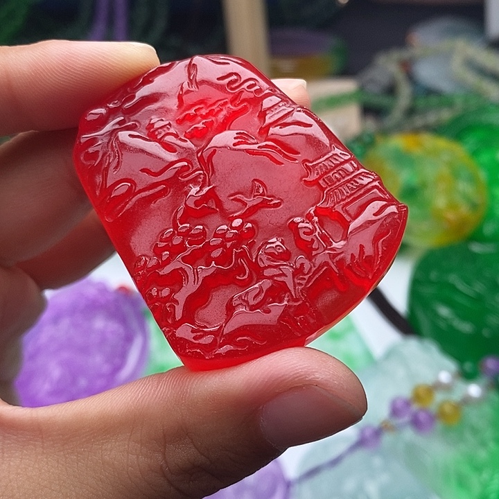 翡翠未镶嵌颈饰所见即所得 195