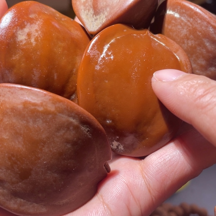 桃核吊坠三角橄榄核6颗