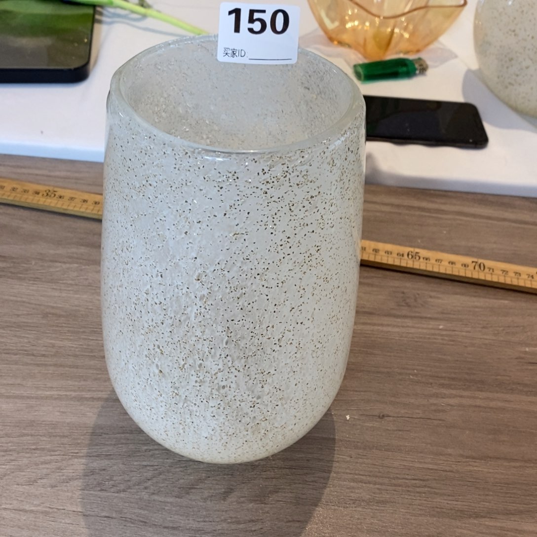 粉***宝手工古法琉璃花器