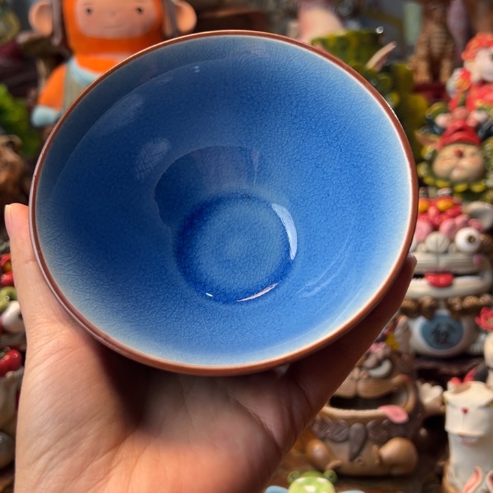 陶摆件小镇青花每日有新品