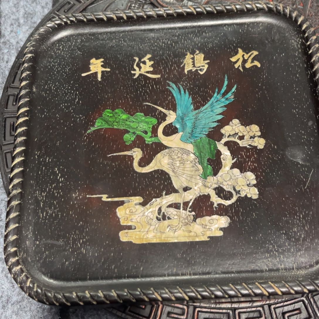 木非洲紫檀木雕牌匾挂匾