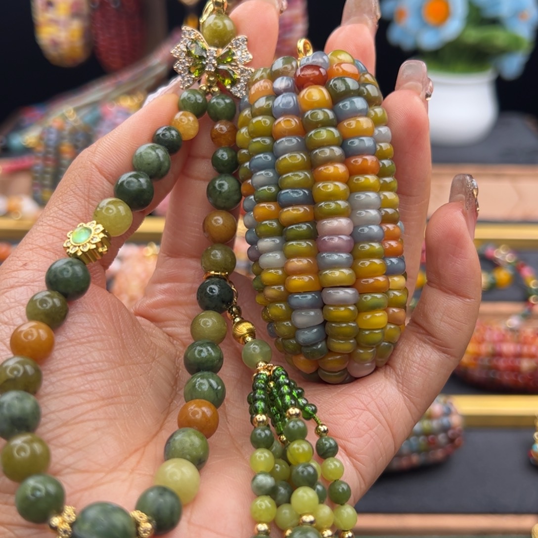 *****非金属七彩文玩玉米专拍链接