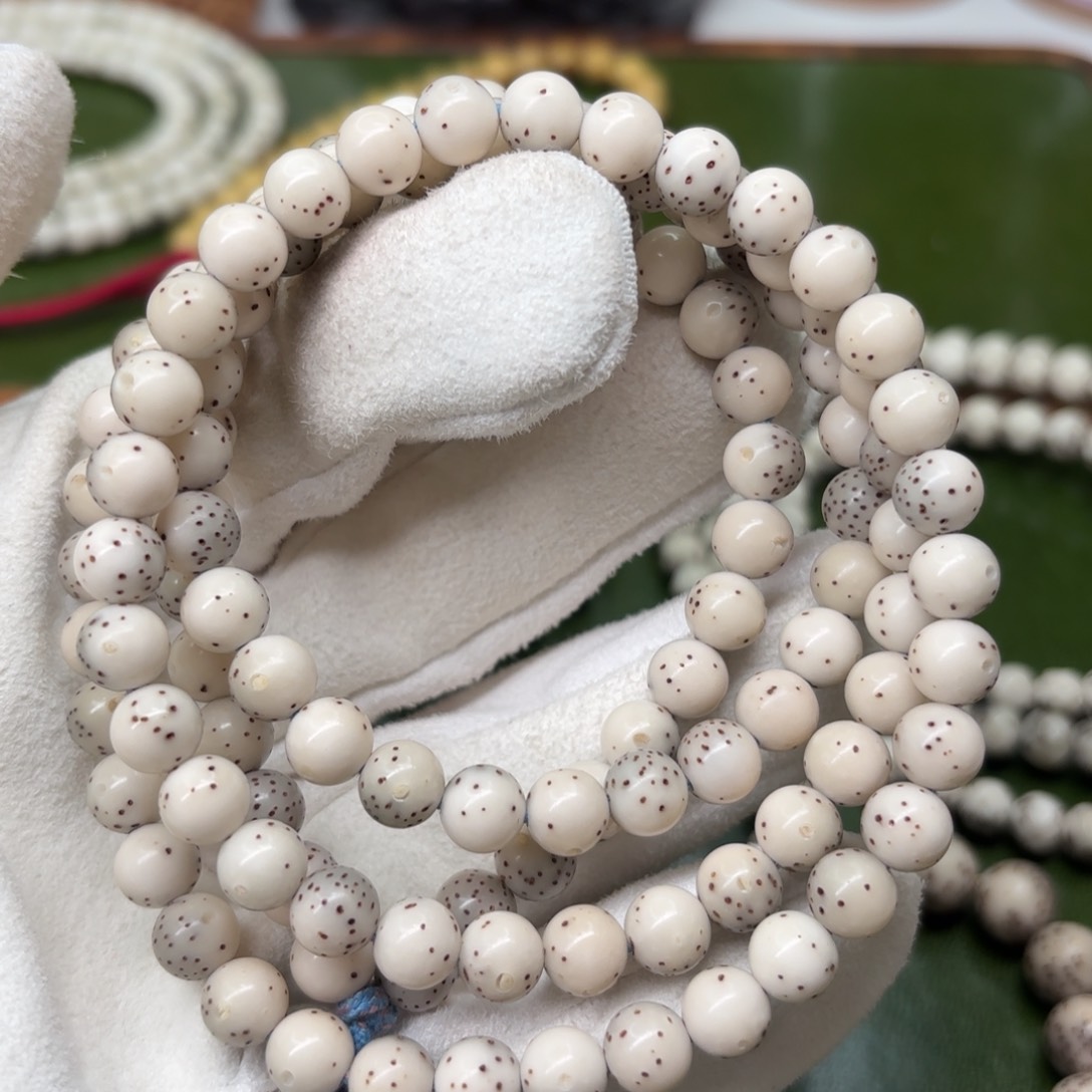 星月菩提吊坠7圆108长串双金标款