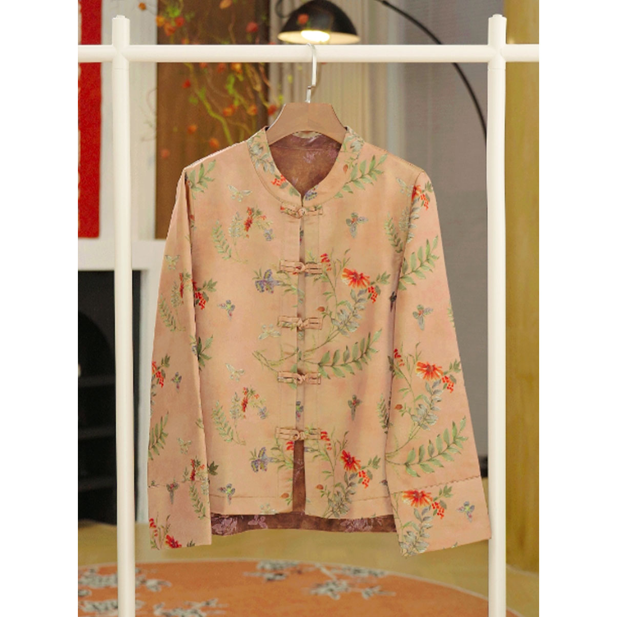 [枣禾]2025新中式国风秋季开衫外套上衣3208