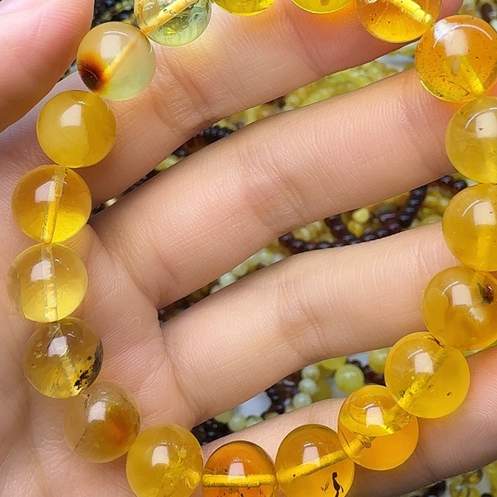 琥珀未镶嵌珠宝奇石