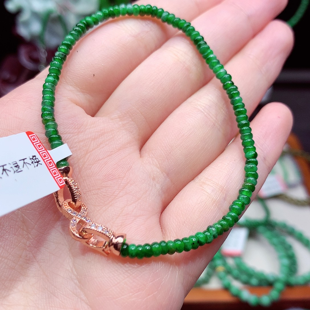 翡翠未镶嵌手链翡翠