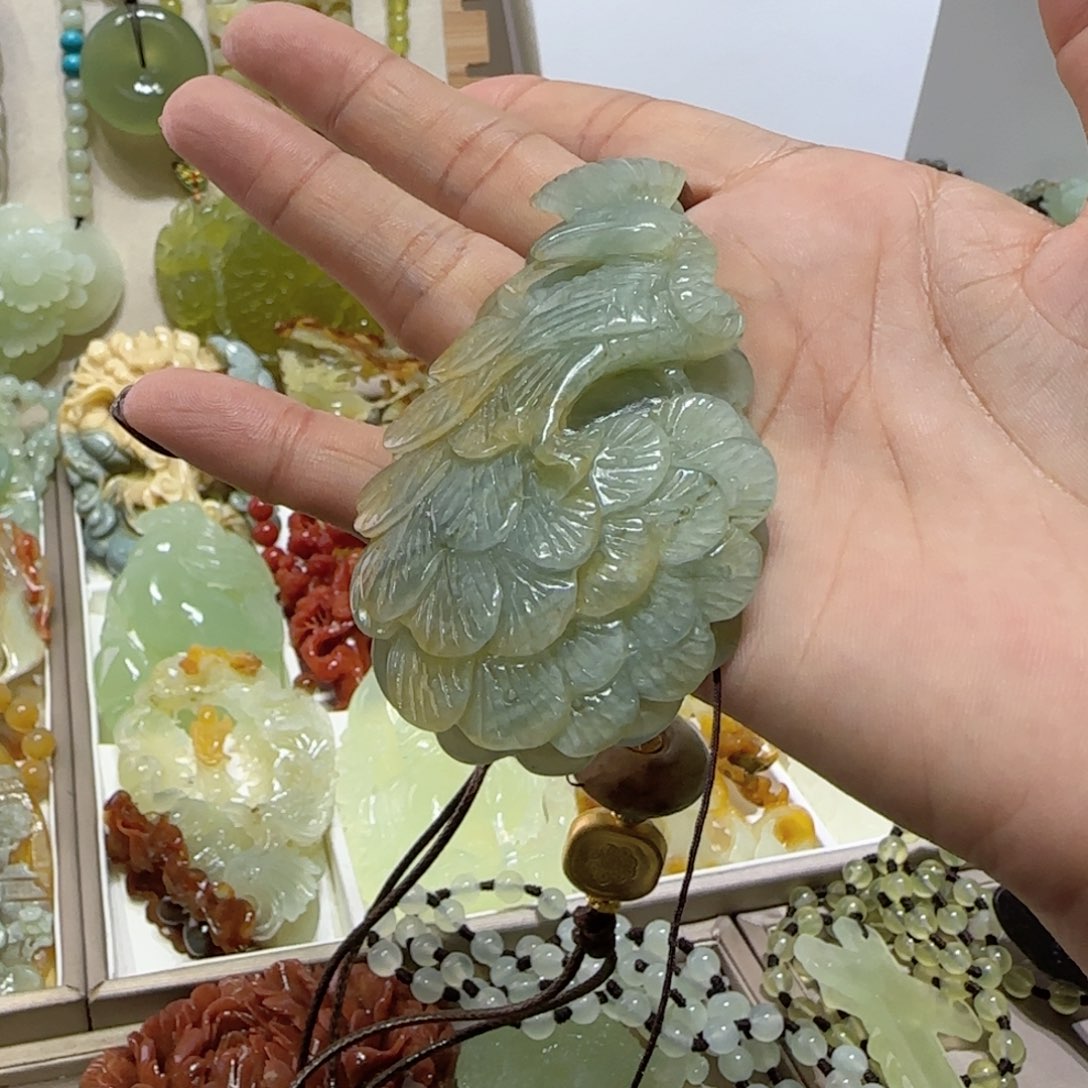 未镶嵌蛇纹石玉吊坠用****0