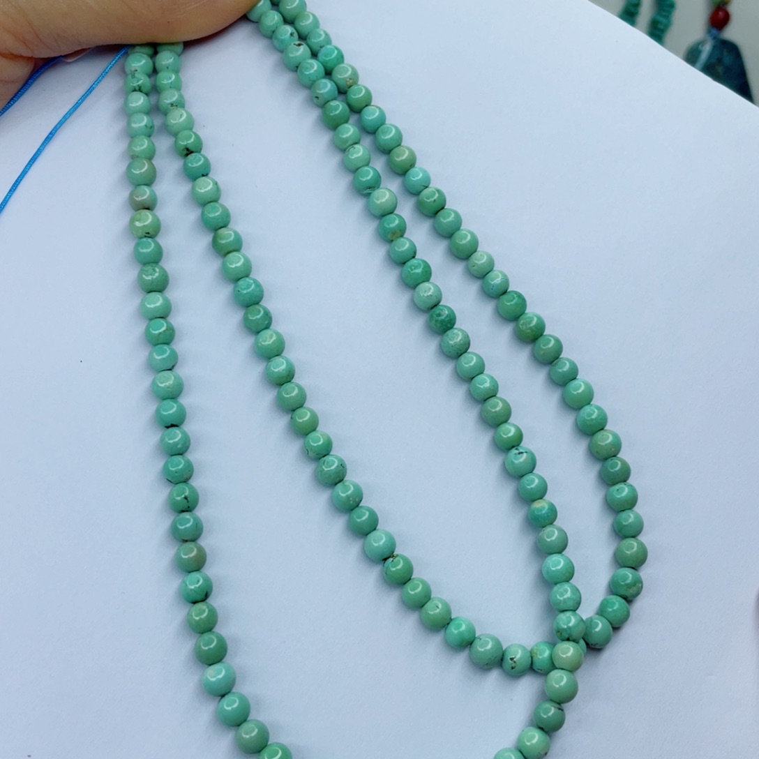 绿松石未镶嵌颈饰