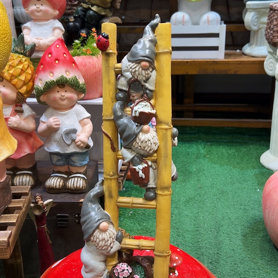 花园摆件红红火火