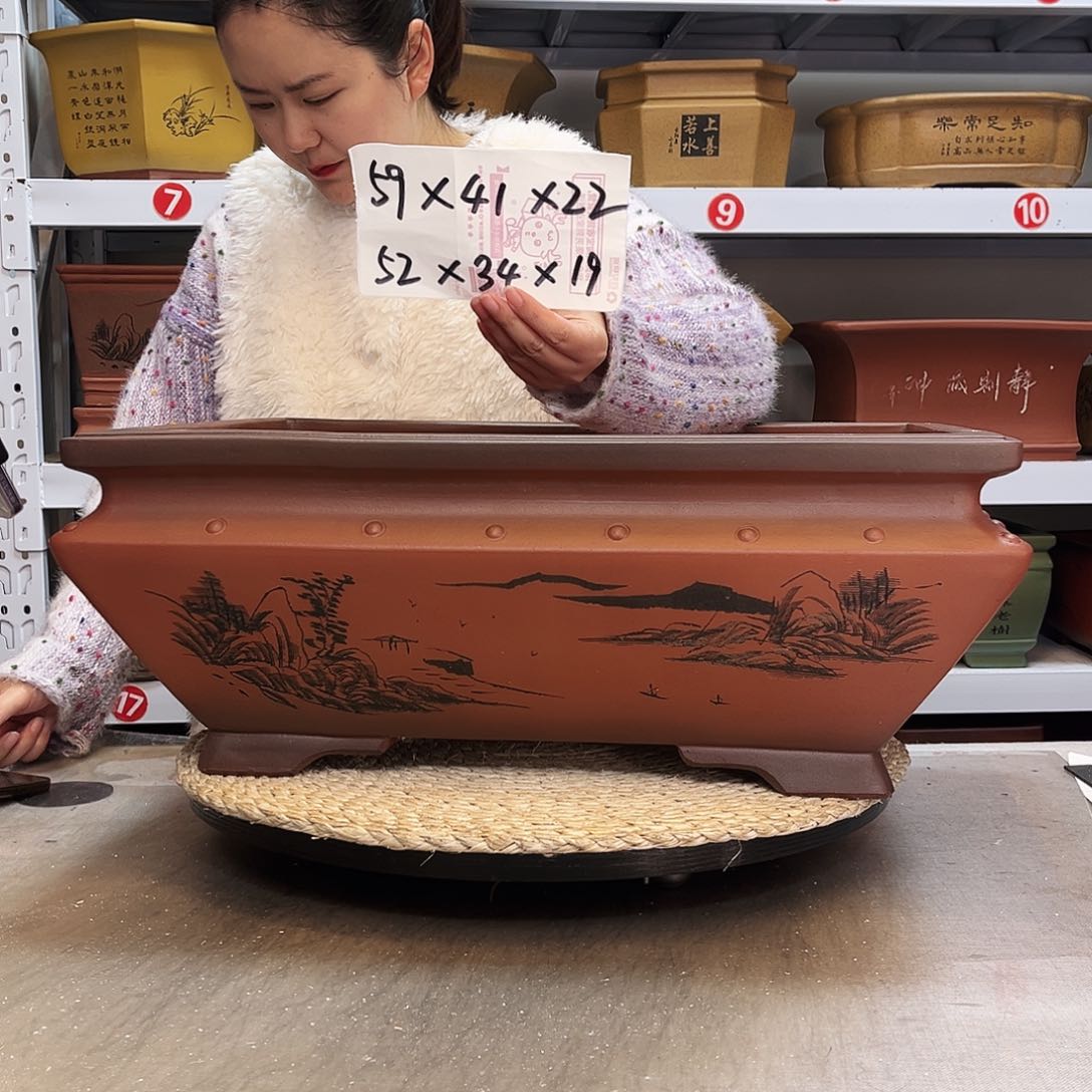紫砂花盆紫砂花盆