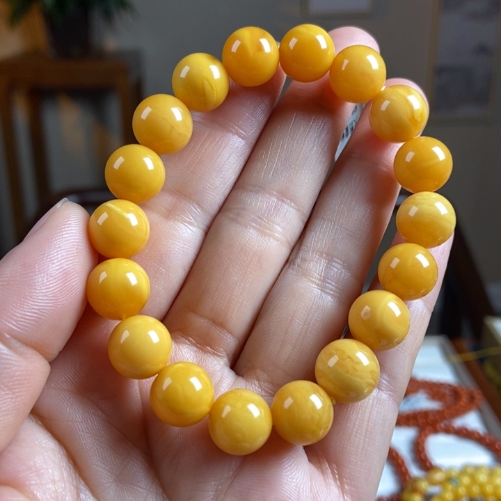 琥珀手链未镶嵌蜜蜡手串11