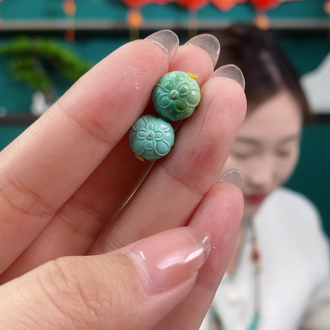 绿松石珠宝奇石未镶嵌