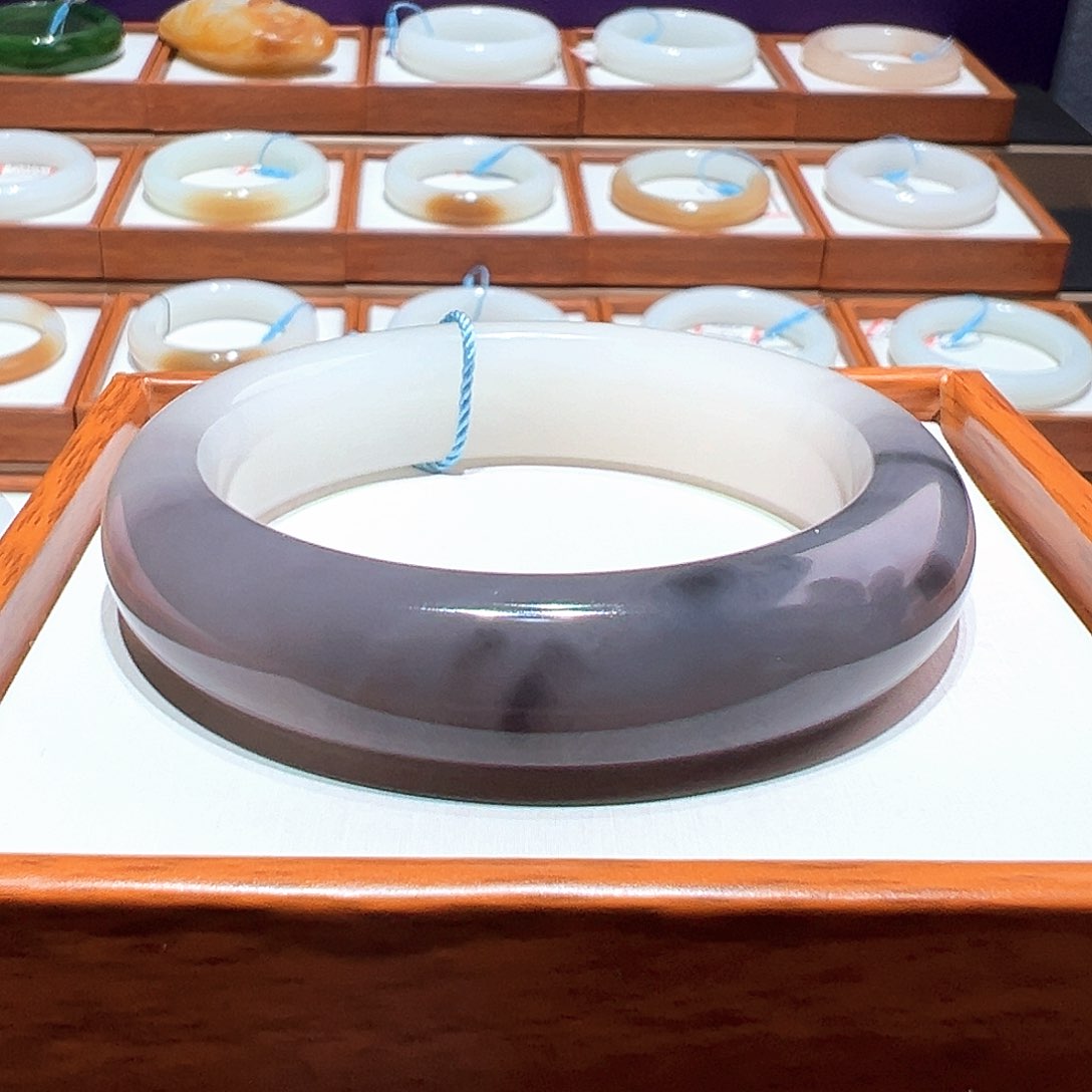 和田玉手镯 54 55未镶嵌