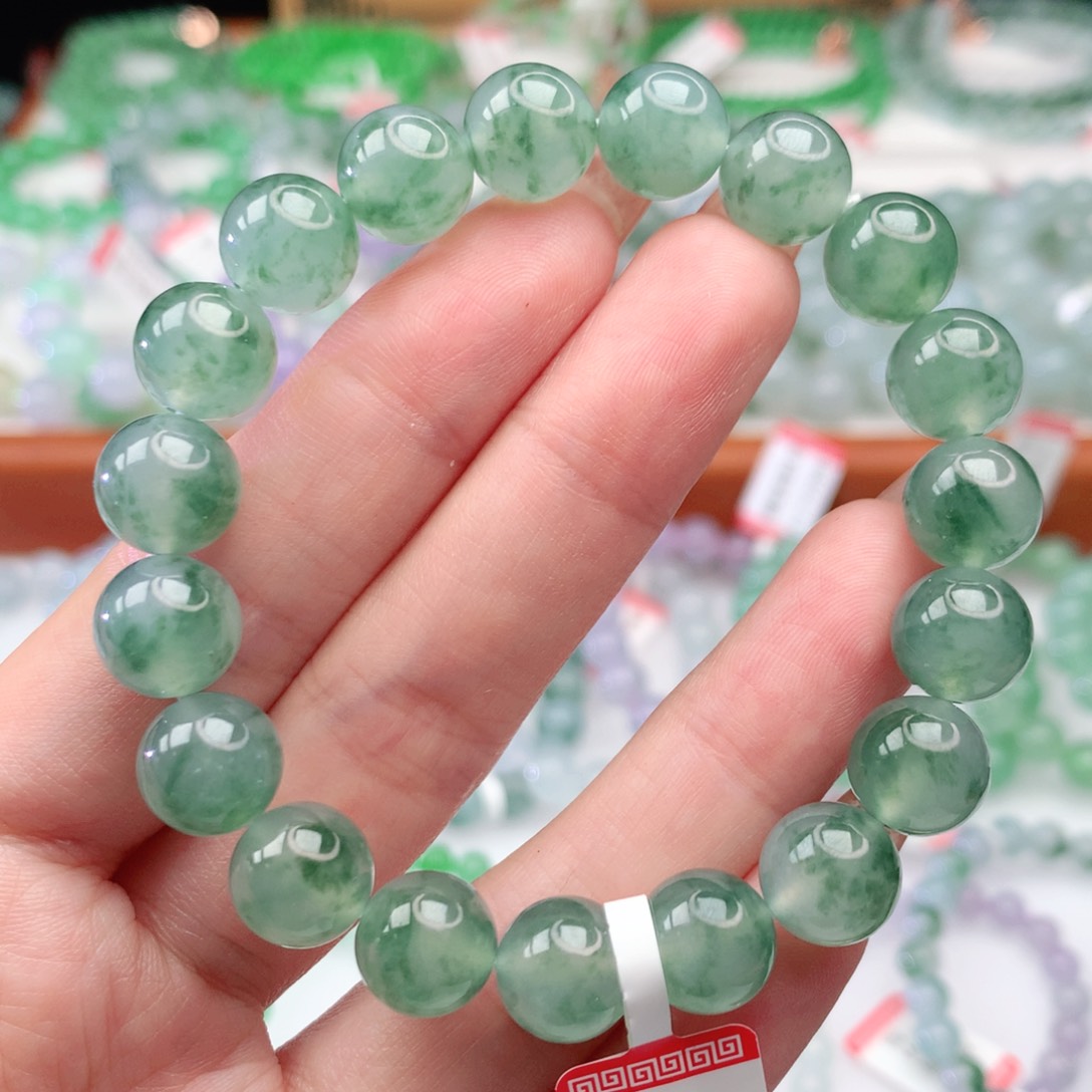 翡翠手链未镶嵌翡翠10mm