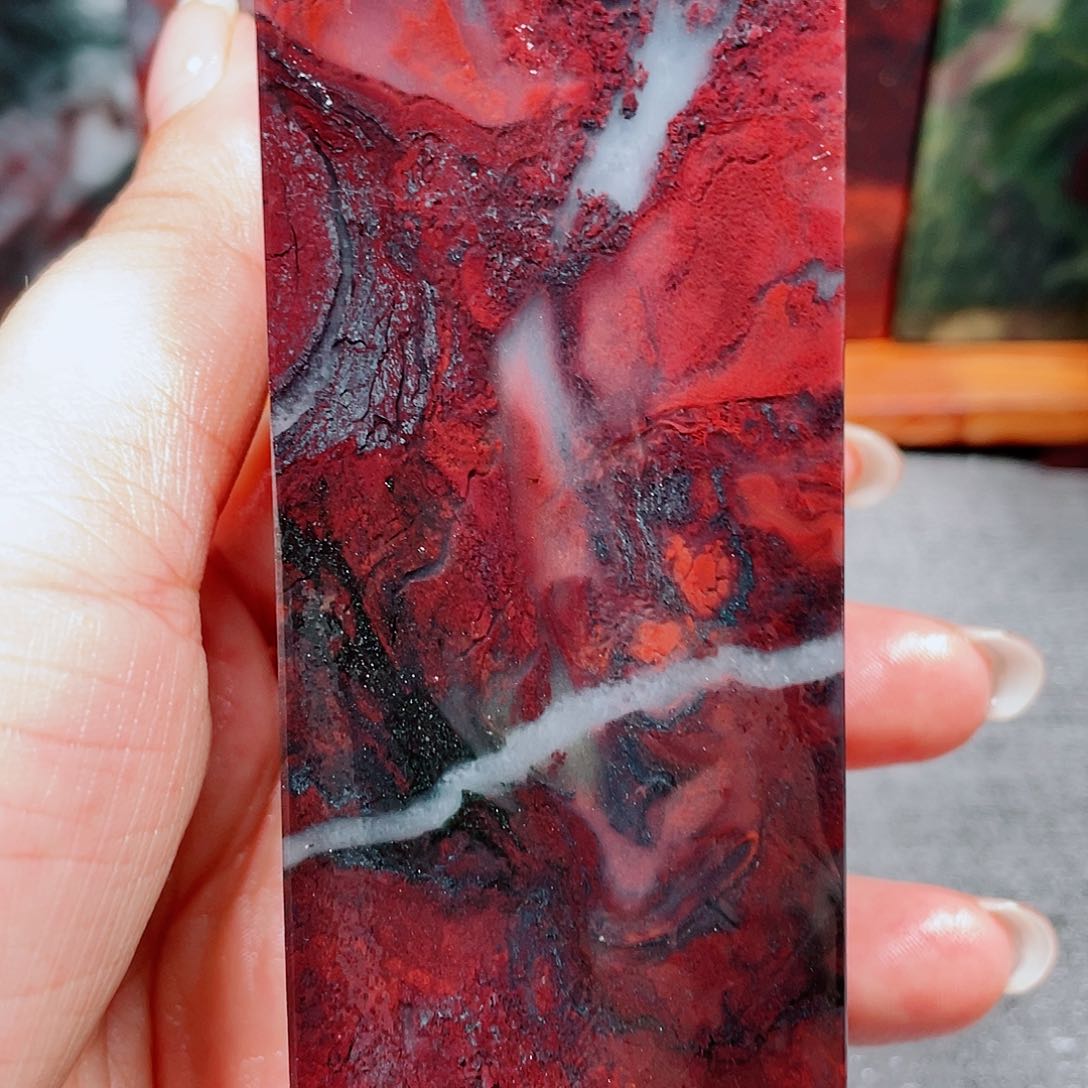 【闪购商品】玉桂林鸡血玉印章素章