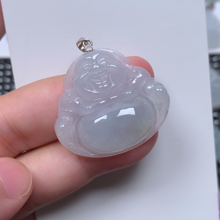 颈饰未镶嵌翡翠佛公