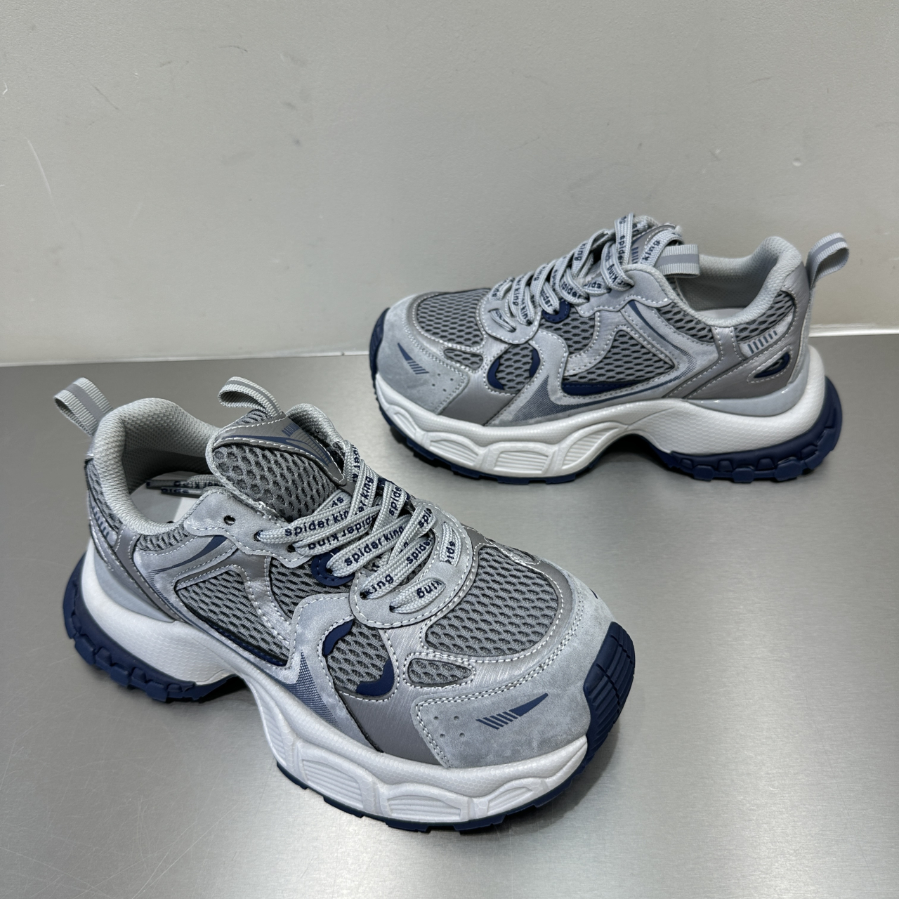 老爹鞋女2025秋季街头风网面系带时尚休闲鞋潮流ins网红休闲鞋