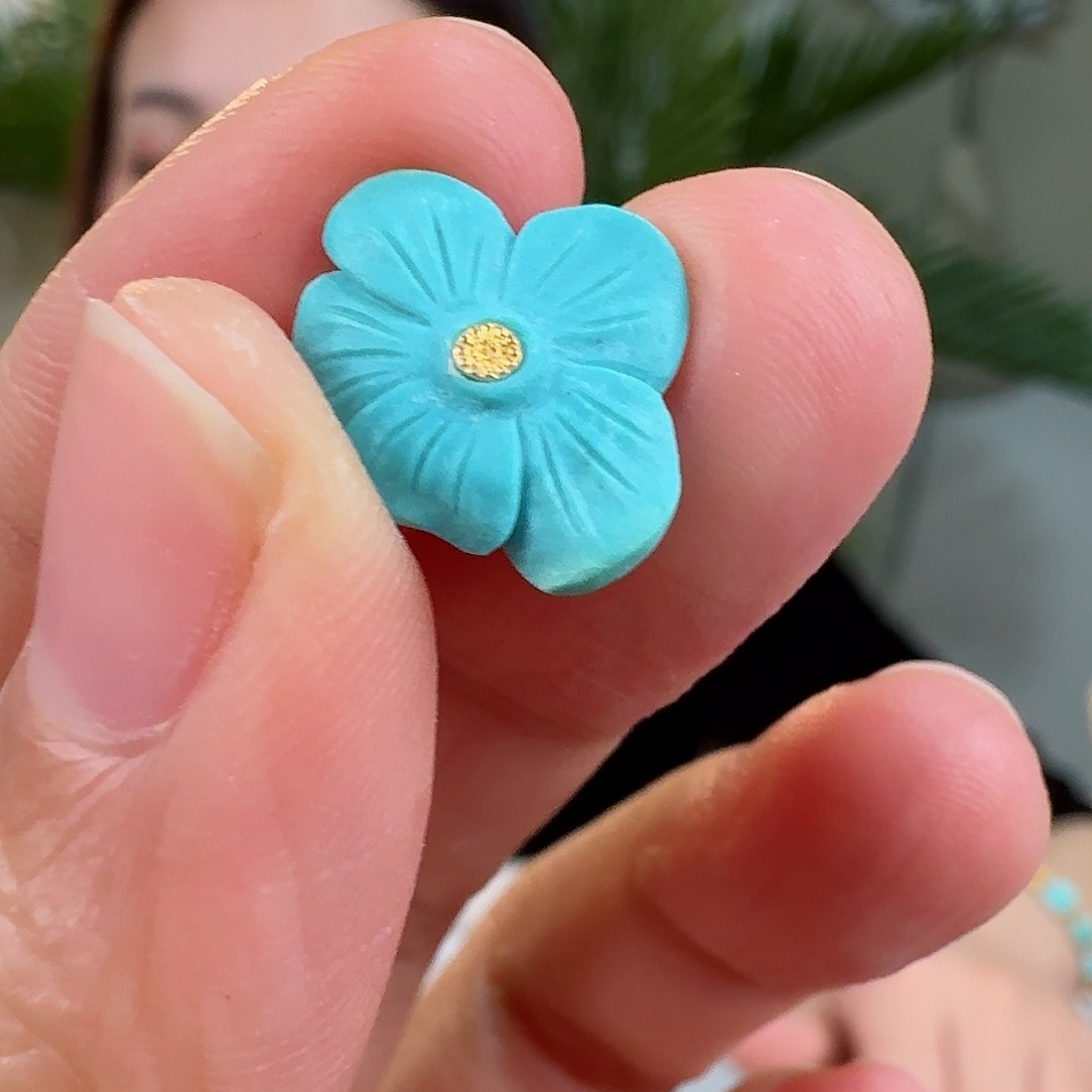 绿松石珠宝奇石未镶嵌