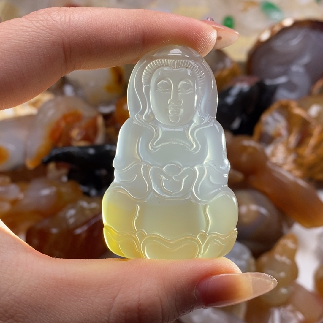 玛瑙/玉髓未镶嵌颈饰